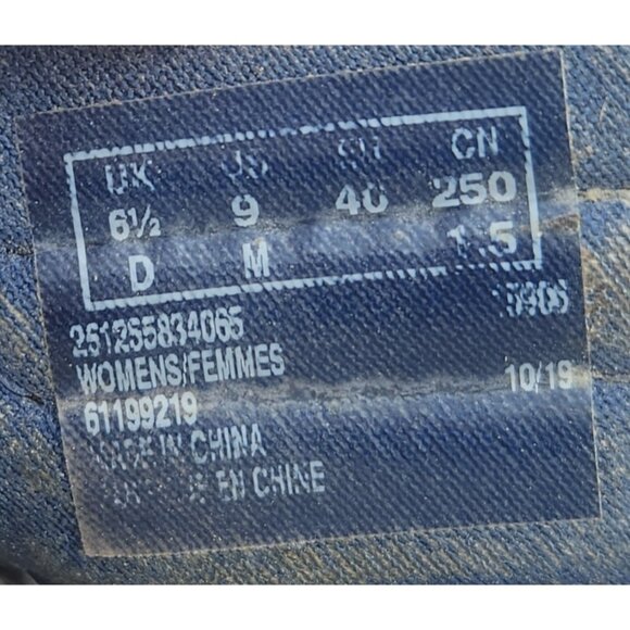 Clarks Cloudsteppers Women's Size 9 M Navy Blue T Strap Thong Sandals Flip Flops - Picture 9 of 11